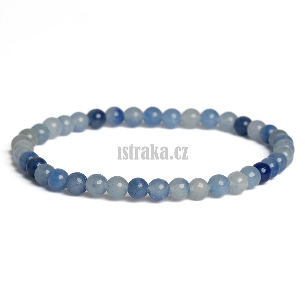 Náramek avanturín modrý 4mm Náramek avanturín modrý 4mm