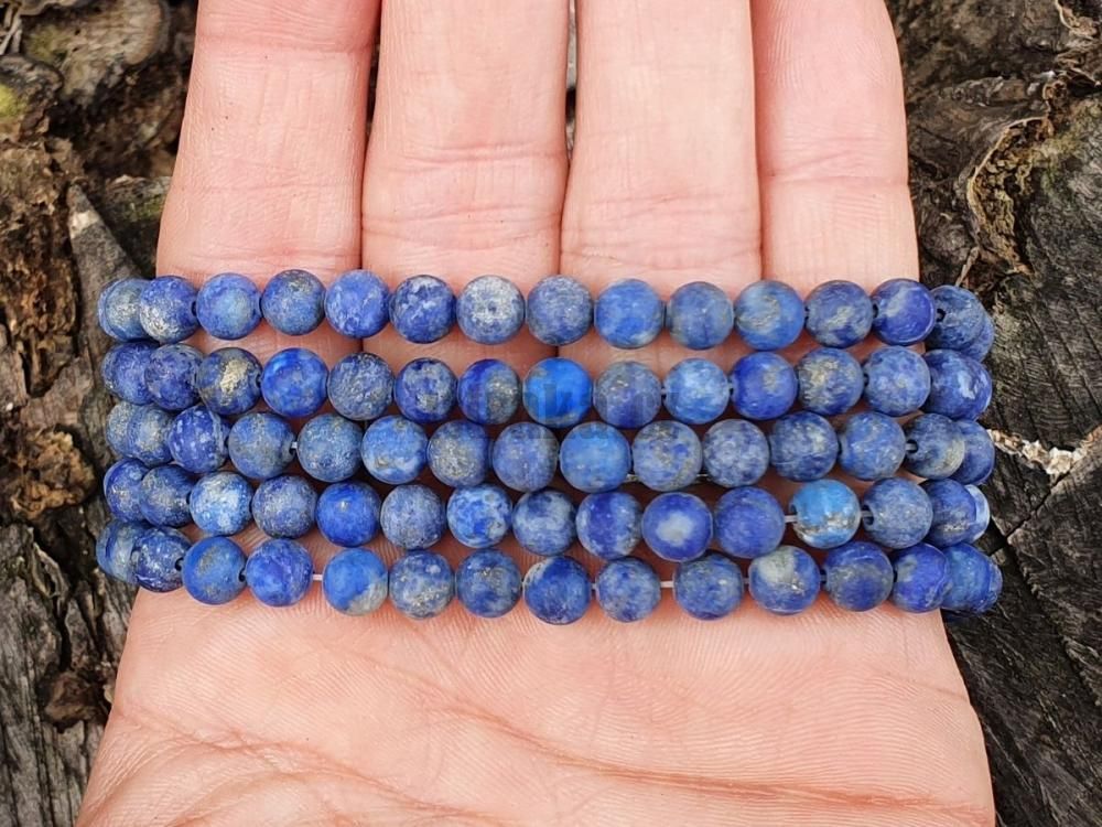 Lapis lazuli korálky 6mm matné šòùra