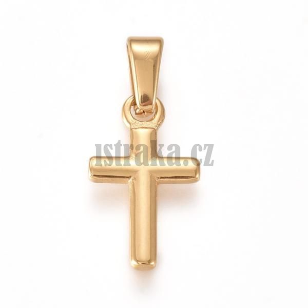 Pvsek k se lupnou 16x9mm zlat nerez