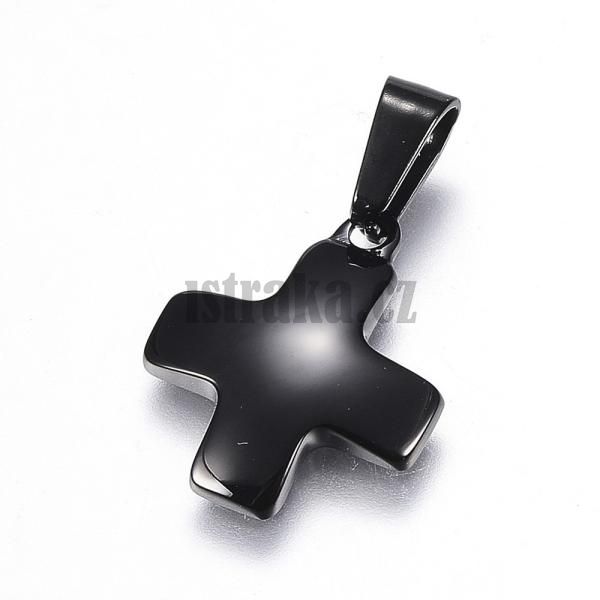 Pvsek k eck se lupnou 18x15mm ern nerez