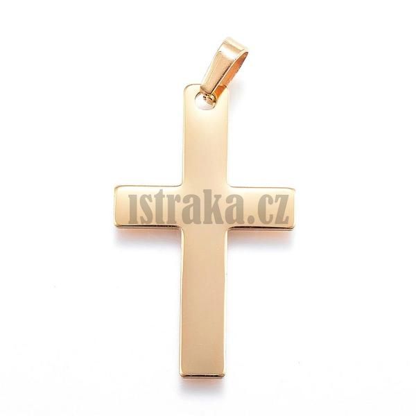 Pvsek k se lupnou 37x22mm zlat nerez