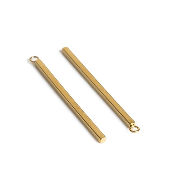 P��v�sek ty�ka 43x2mm zlat� nerez