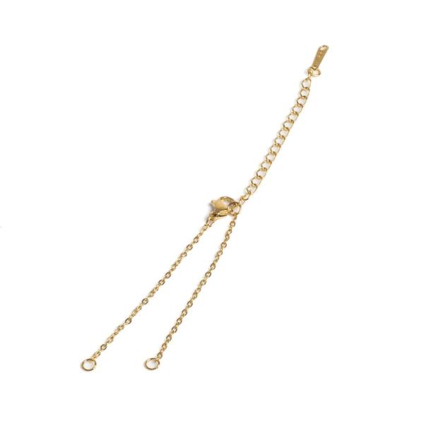 �et�zek na mezikus nerezov� n�ramek zlat� typ 2