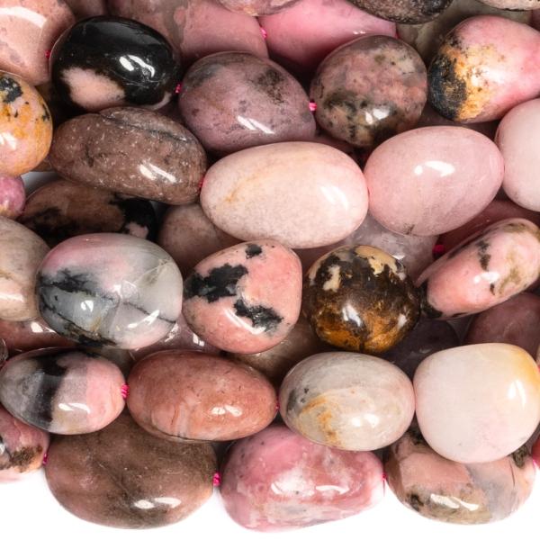 Rodonit mix barev kor�lky nugety 8x10mm ���ra