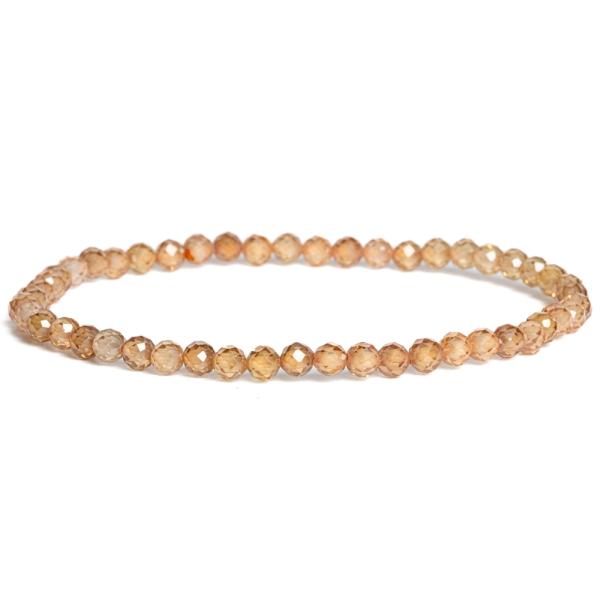 N�ramek kubick� zirkon sv�tle hn�d� brou�en� 4mm