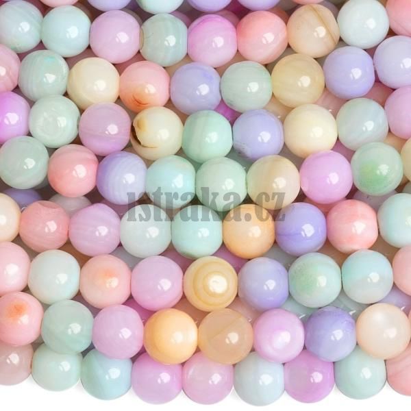 Perle korlky 6mm mix barev ra