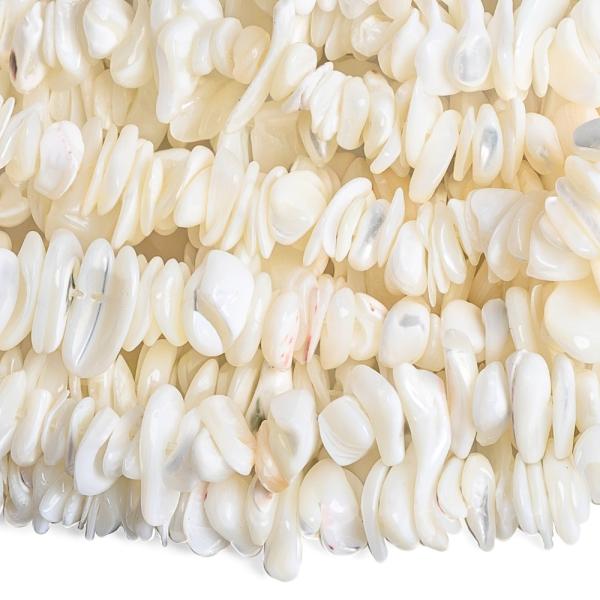 Perle� b�l� kor�lky zlomky ���ra