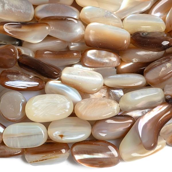 Perle� b�ov� kor�lky nuggety podlouhl� ���ra