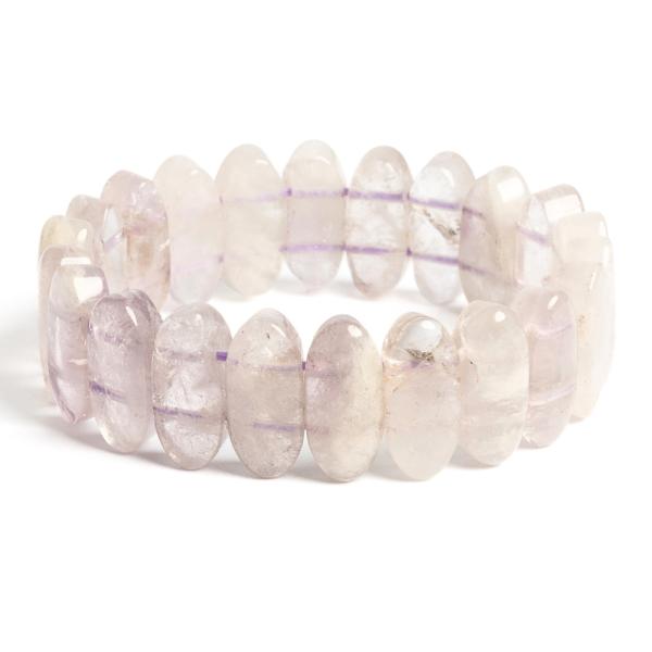 N�ramek ploch� ametyst sv�tl� 9x20mm