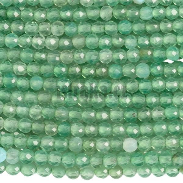 Acht zelen korlky 2mm brouen ra