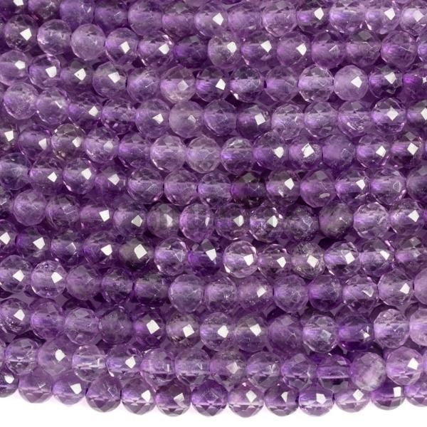 Ametyst korlky 2,5mm brouen A kvalita ra