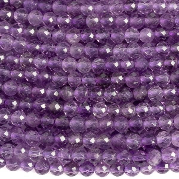 Ametyst korlky 3mm brouen A kvalita ra