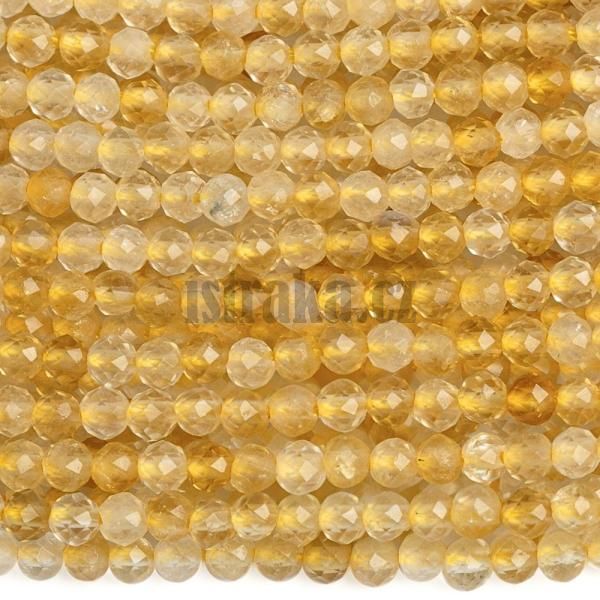 Citrn korlky 2,5mm brouen A kvalita ra