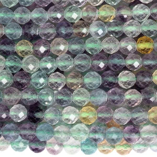 Fluorit mix barev kor�lky 3mm brou�en� ���ra