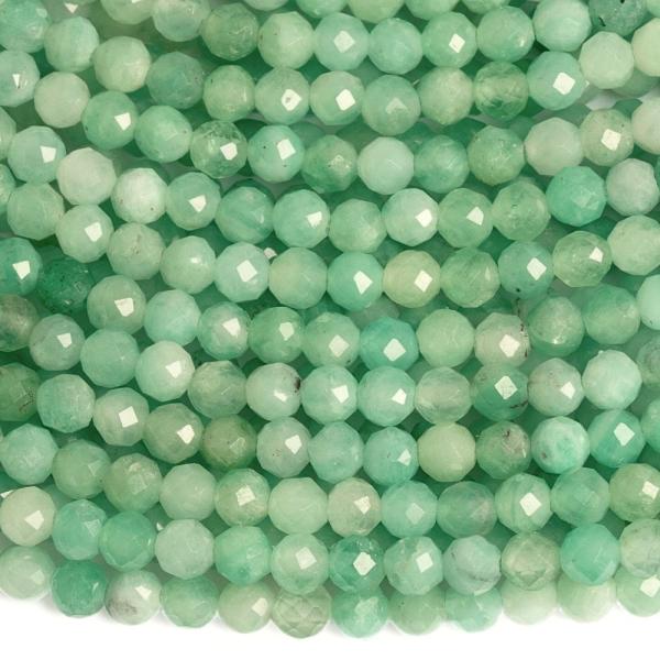 Smaragd kor�lky 3mm brou�en� A kvalita p�l���ra