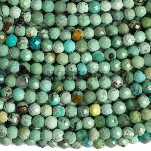 Tyrkys prodn korlky 2mm brouen A kvalita plra