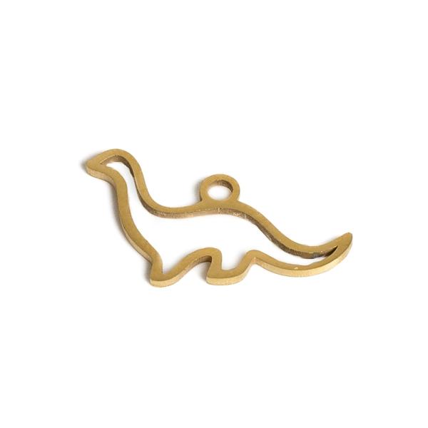 Dinosaurus p��v�sek 11mm zlat� nerez