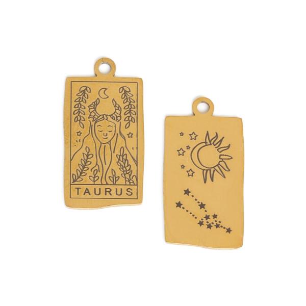 Znamen� b�k p��vesek zlat� nerez