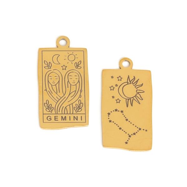 Znamen� bl�enci p��vesek zlat� nerez