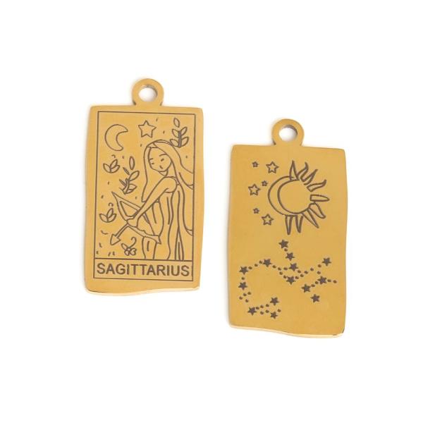 Znamen� st�elec p��vesek zlat� nerez