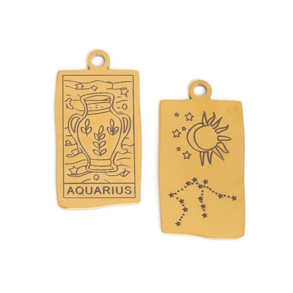 Znamen� vodn�� p��vesek zlat� nerez