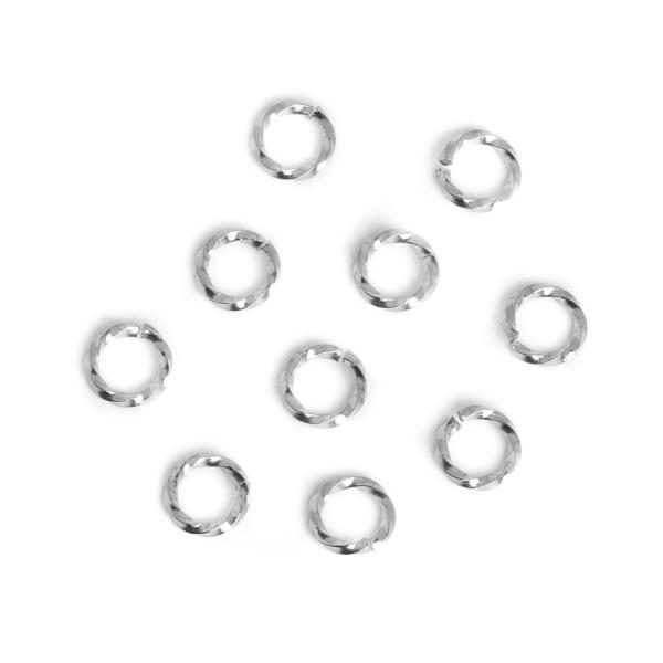 Krou�ky spojovac� ozdobn� 6mm nerez 10 ks