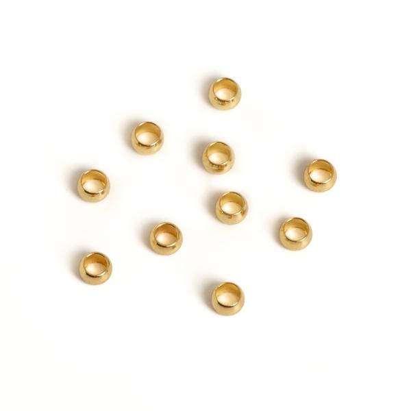 Rondelka kor�lek 3x2mm nerez zlat� 10 ks