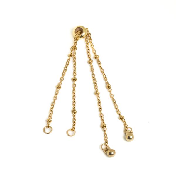 �et�zek na mezikus nerezov� n�ramek zlat� typ 3 (ion plating)