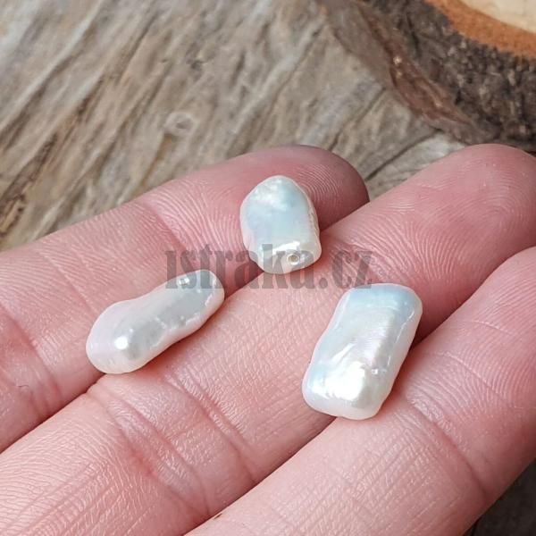 Perla n polovrtan 8x14mm obdlnk 1ks