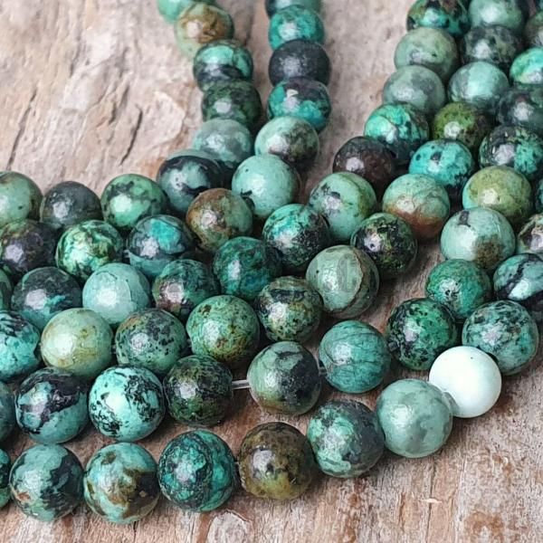 Tyrkys africk korlky 4mm ra