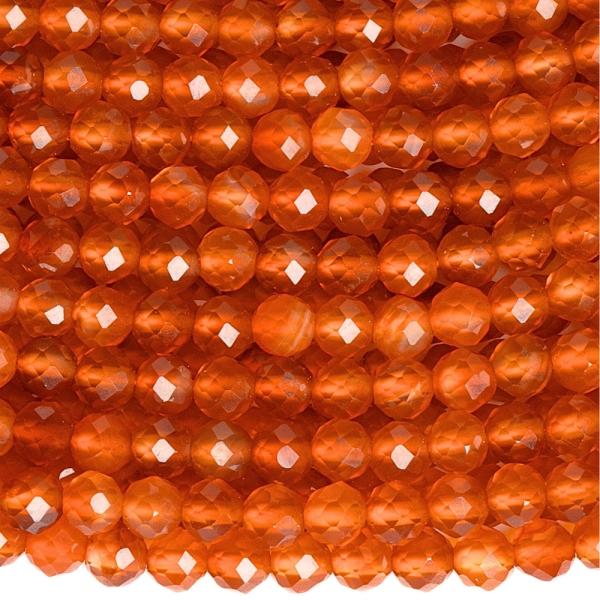 Karneol kor�lky 3mm brou�en� ���ra