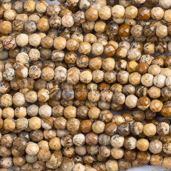 Jaspis obrzkov korlky 3mm brouen ra
