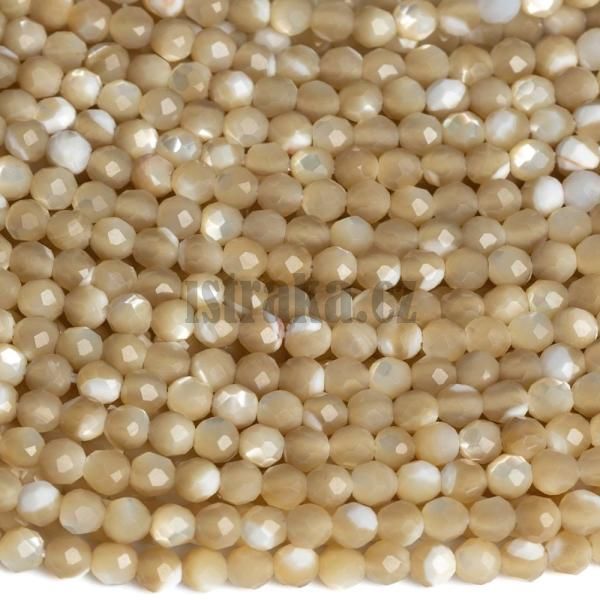 Perle bov korlky 2,5mm brouen ra