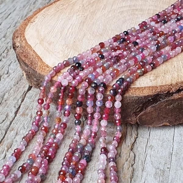 Spinel mix barev korlky 2,5mm brouen ra