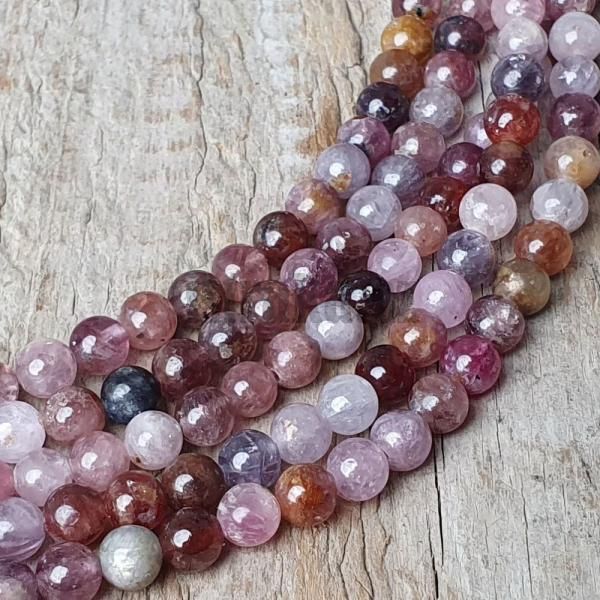 Spinel mix barev korlky 6mm plra