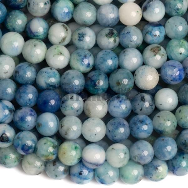 Chryzokol svtlemodr korlky 6mm plra
