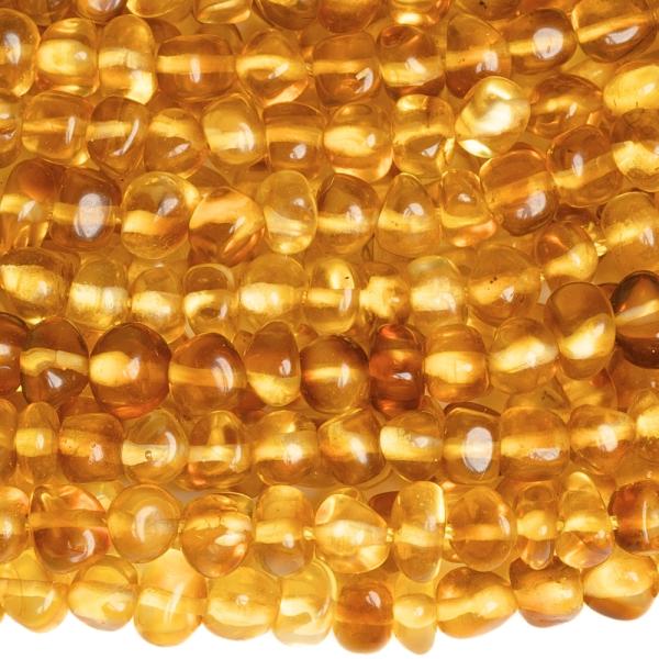 Jantar �lut� pr�svitn� kor�lky nugety ���ra