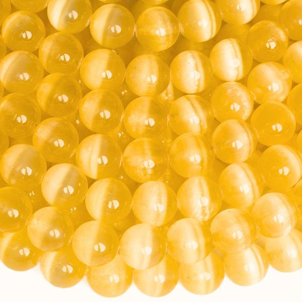 Selenit kor�lky 8mm �lut� p�l���ra