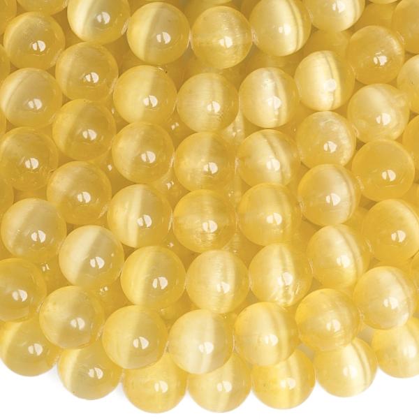 Selenit kor�lky 8mm �lut� p�l���ra