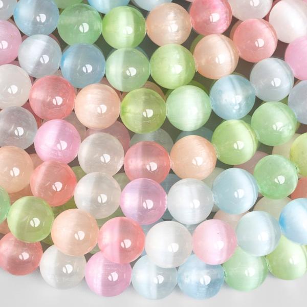 Selenit kor�lky 8mm pastelov� mix barev p�l���ra