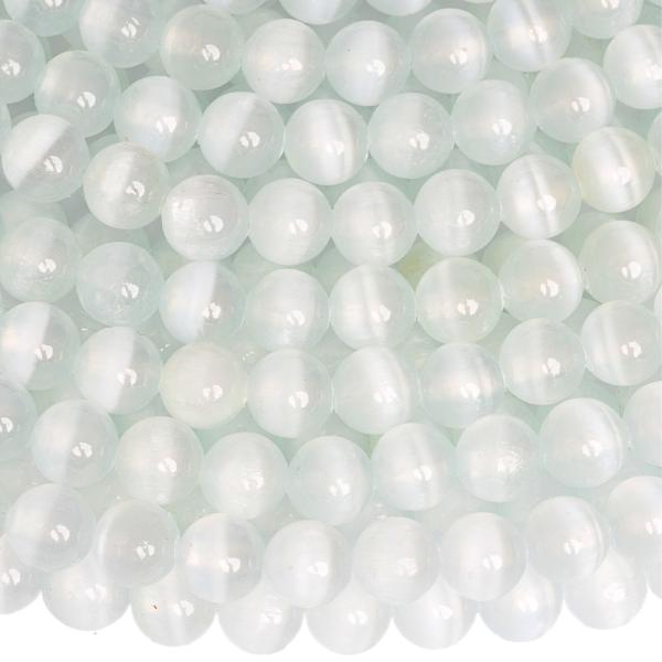 Selenit kor�lky 6mm sv�tlemodr� p�l���ra