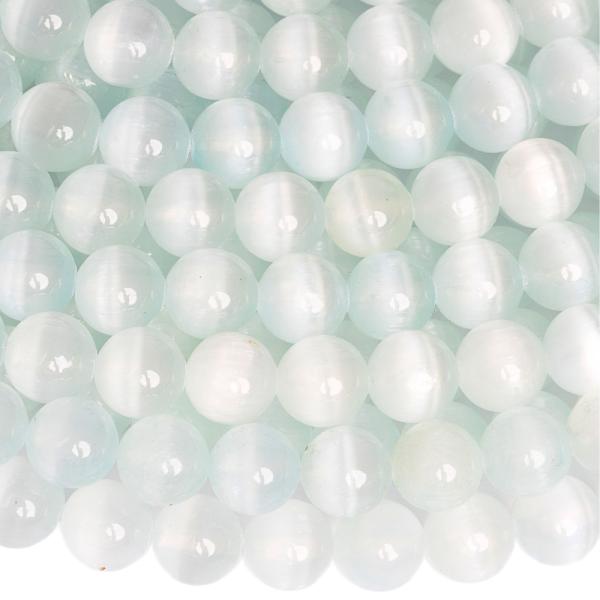 Selenit kor�lky 8mm sv�tlemodr� p�l���ra