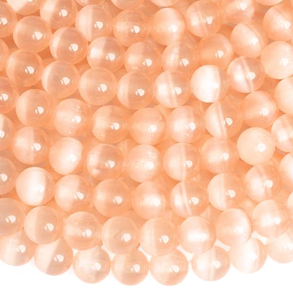 Selenit kor�lky 6mm lososov� p�l���ra