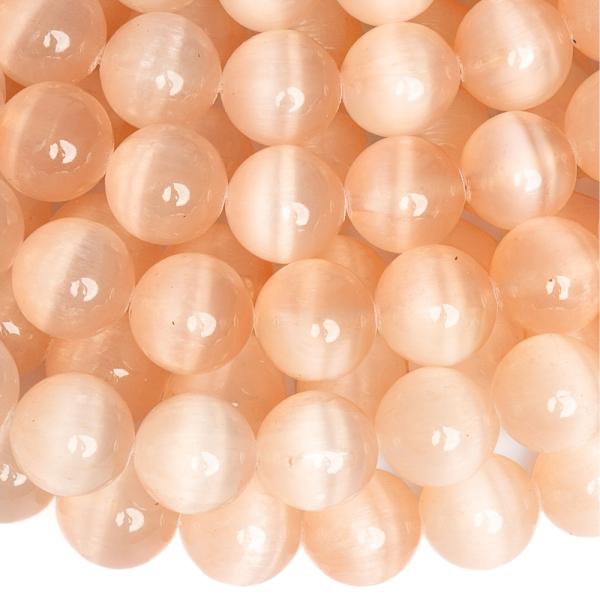 Selenit kor�lky 10mm lososov� p�l���ra