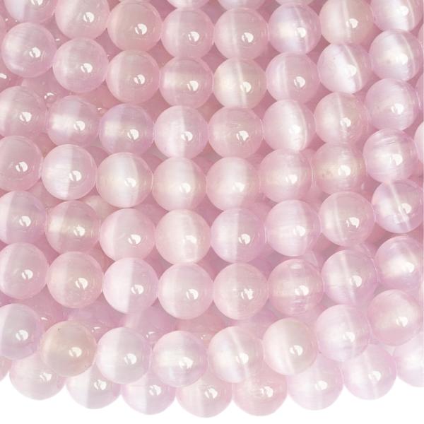 Selenit kor�lky 6mm lavender p�l���ra