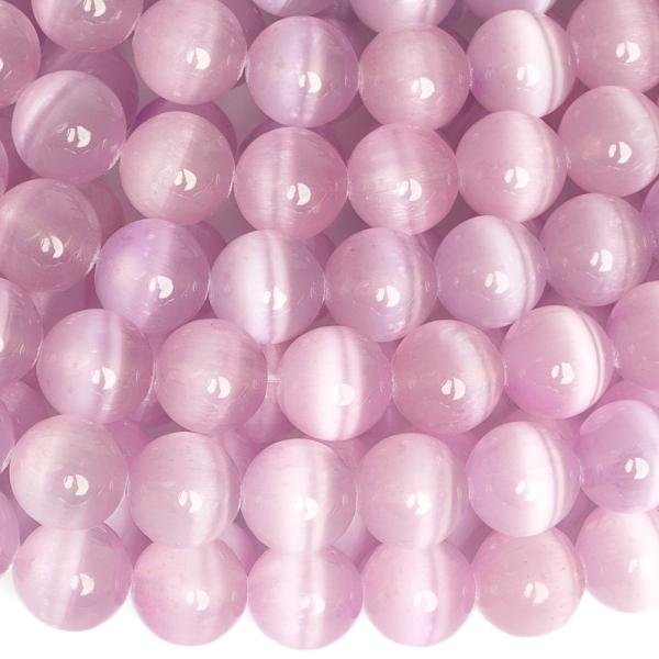 Selenit kor�lky 10mm lavender p�l���ra
