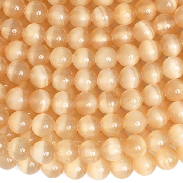 Selenit kor�lky 6mm oran�ov� p�l���ra