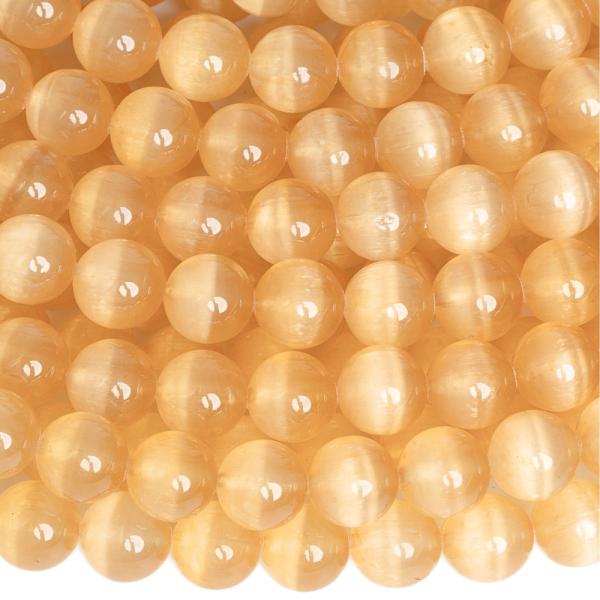 Selenit kor�lky 8mm oran�ov� p�l���ra