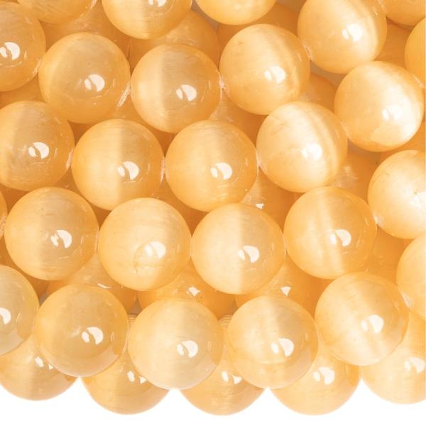 Selenit kor�lky 10mm oran�ov� p�l���ra