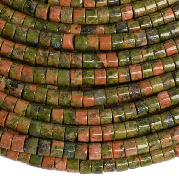 Unakit kor�lky 2x3mm rondelky p�l���ra